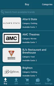 Card Stock - Gift Cards screenshot 1