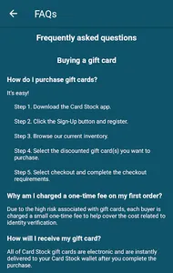 Card Stock - Gift Cards screenshot 7