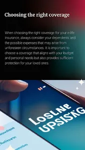 e- life insurance guide screenshot 1