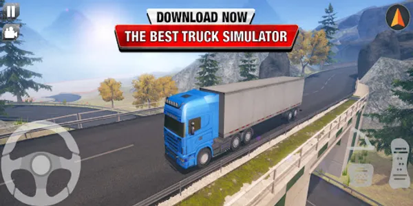 Cargo Truck Driver：Euro Truck screenshot 0