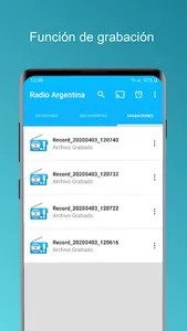 Radio Argentina - Chromecast a screenshot 5