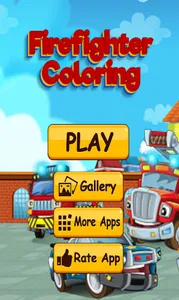 fire truck coloring book screenshot 1