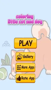 coloring little cat and dog screenshot 4