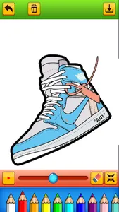 Coloring Sneaker Craft screenshot 3
