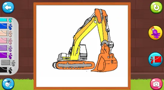 Excavator Coloring Game screenshot 11