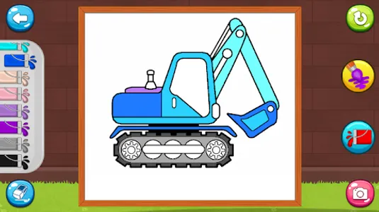 Excavator Coloring Game screenshot 12
