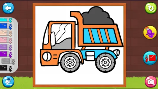 Excavator Coloring Game screenshot 4