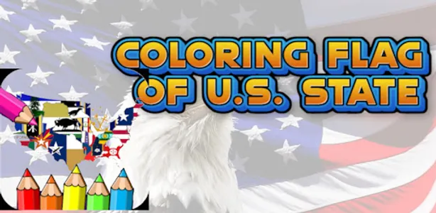 coloring flag of U.S. state screenshot 0
