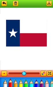 coloring flag of U.S. state screenshot 3