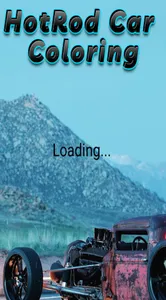 Hotrod car coloring screenshot 1