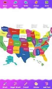 coloring world maps countries screenshot 4