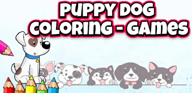 puppy dog coloring - games screenshot 0