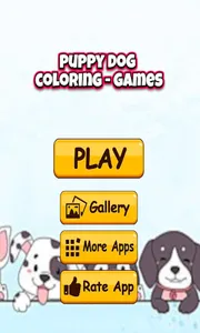 puppy dog coloring - games screenshot 1