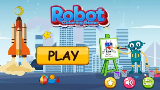 Robots and Toys Coloring Games screenshot 5