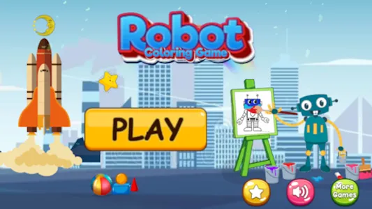 Robots and Toys Coloring Games screenshot 6
