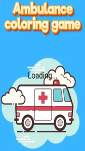 Coloring Ambulance Cars screenshot 2