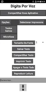 Aplicativo Que Fala e Escreve screenshot 1