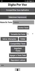 Aplicativo Que Fala e Escreve screenshot 3
