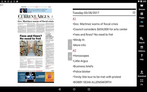 Carlsbad Current Argus Print screenshot 4