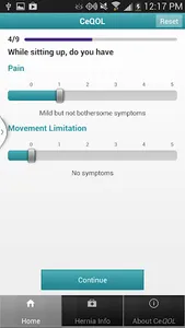 CeQOL - Inguinal Hernia screenshot 2