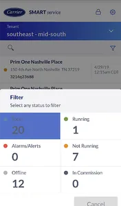 Carrier® SMART Service screenshot 1