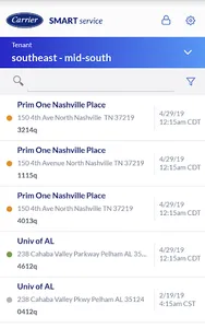 Carrier® SMART Service screenshot 10