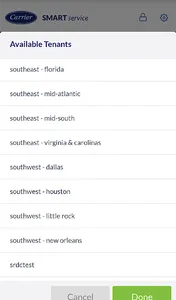 Carrier® SMART Service screenshot 2