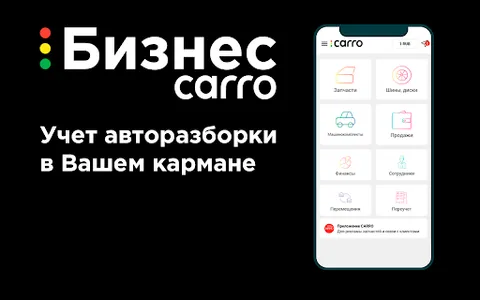 CARRO.Бизнес учет авторазборки screenshot 0