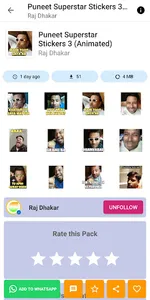 Puneet Superstar Stickers screenshot 3