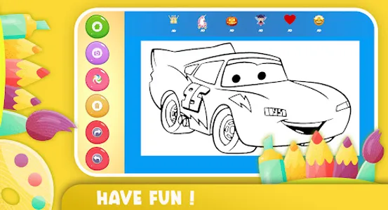 Cars Coloring Book screenshot 0