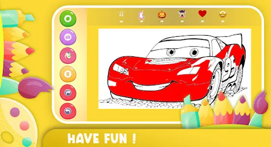 Cars Coloring Book screenshot 2