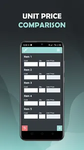 Unit Price Comparison screenshot 2