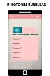 Ringtones burbujas, tonos y so screenshot 1