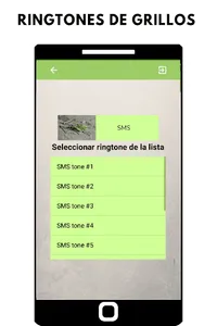 ringtones de grillos, tonos y  screenshot 2
