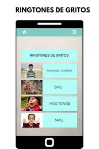 Ringtones de gritos, tonos y s screenshot 0