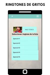 Ringtones de gritos, tonos y s screenshot 3