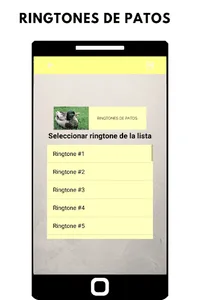 ringtones de patos, tonos y so screenshot 1