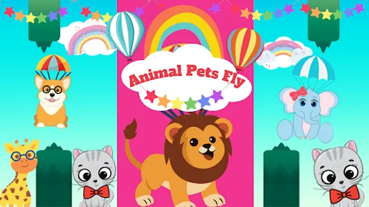 Animal Pets Fly Dogs cats Kids screenshot 0