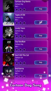 Scary cartoon dog - tiles Hop screenshot 17