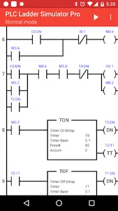 PLC Ladder Simulator Pro screenshot 0