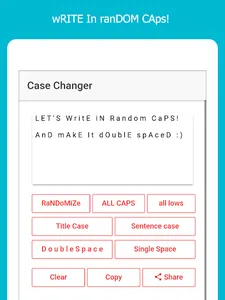 Case Changer - Random Caps screenshot 6