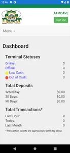 Cash Depot Terminal Management screenshot 0