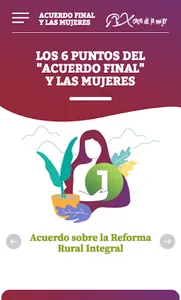 ACUERDO FINAL Y LAS MUJERES screenshot 1