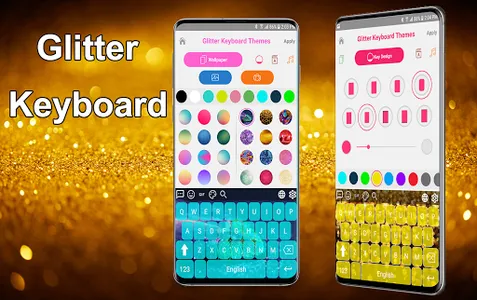 Glitter Keyboard Themes screenshot 0