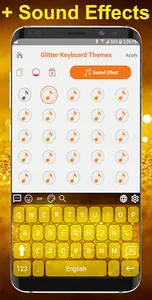 Glitter Keyboard Themes screenshot 3