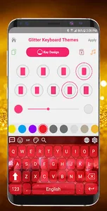 Glitter Keyboard Themes screenshot 5