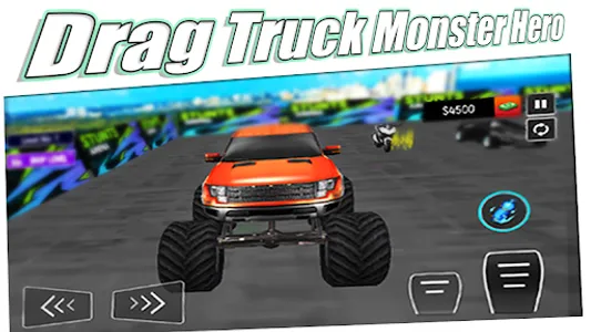 Drag Truck Monster Hero screenshot 6
