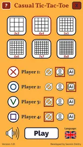 Casual Tic Tac Toe screenshot 0