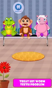 Jungle Animal Dentist Game screenshot 0