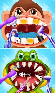 Jungle Animal Dentist Game screenshot 4
